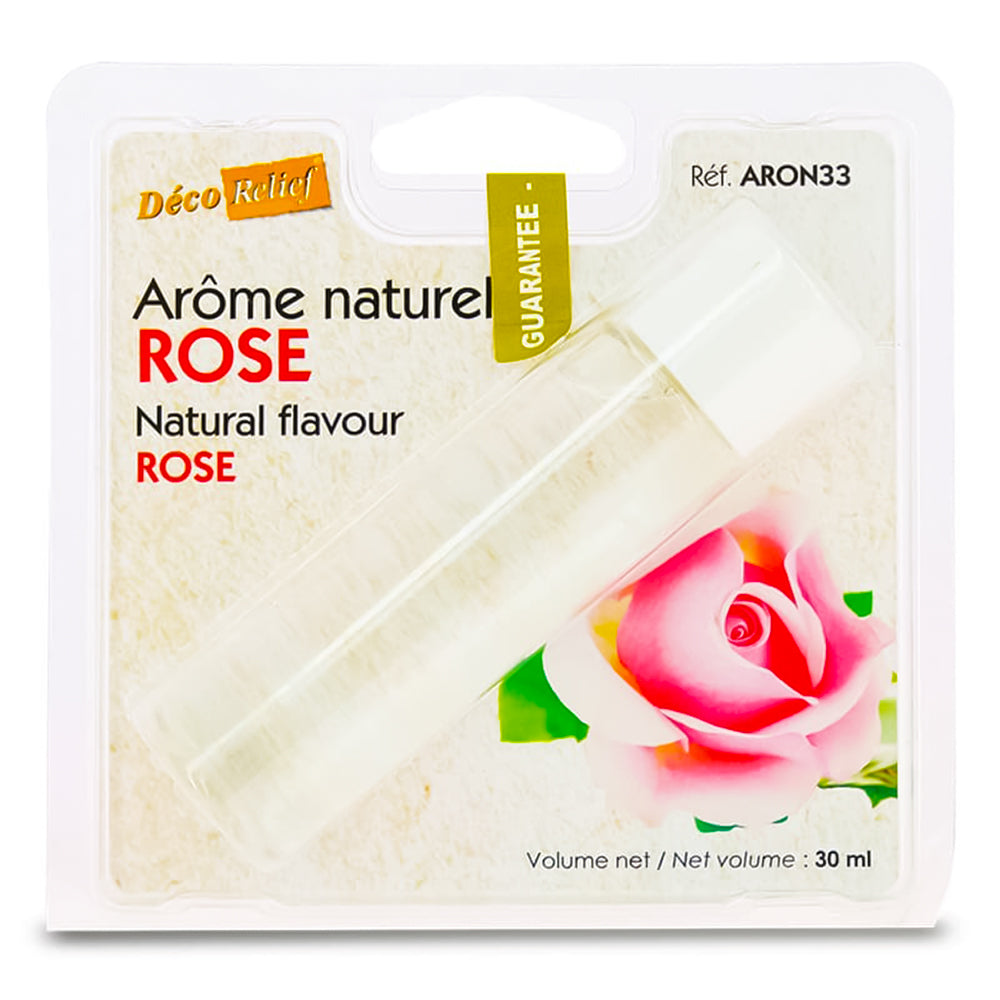 Deco Relief (France), Natural Flavour ROSE - 30ml bottle ARON33