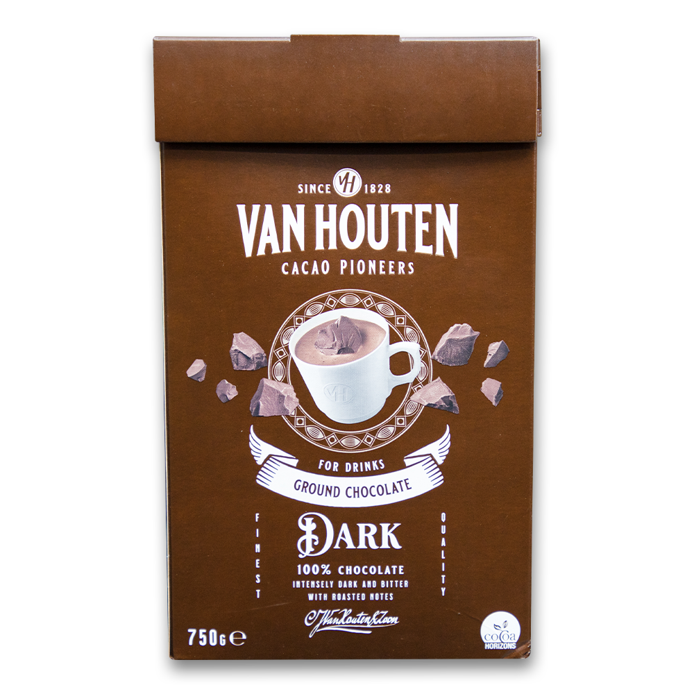 VAN HOUTEN dark DRINKING CHOCOLATE