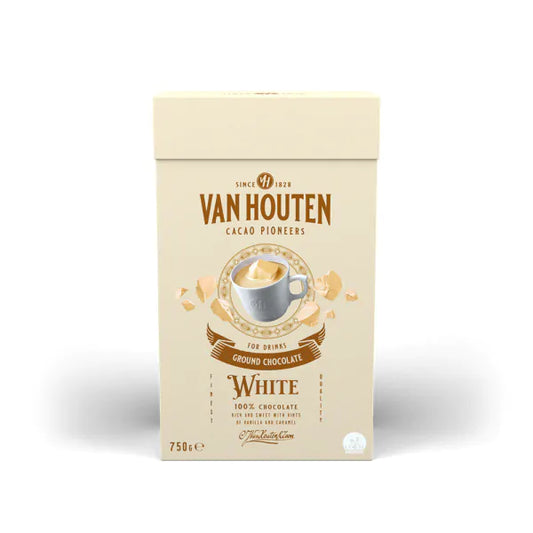 Van Houten White Ground Chocolate for drinking