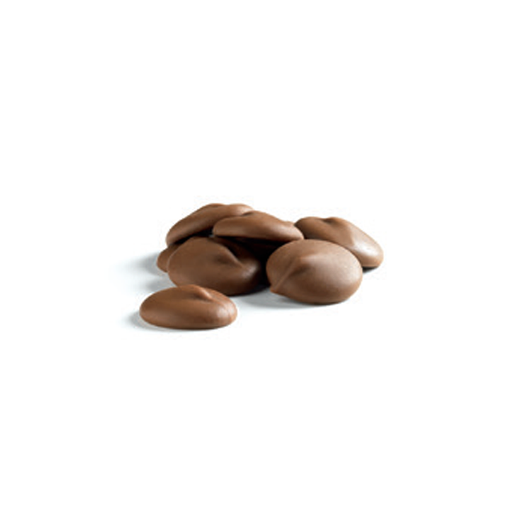 Cappuccino chocolate 30.8%, speciality chocolate, Callebaut Belgium, 2.5 kg coins, callets