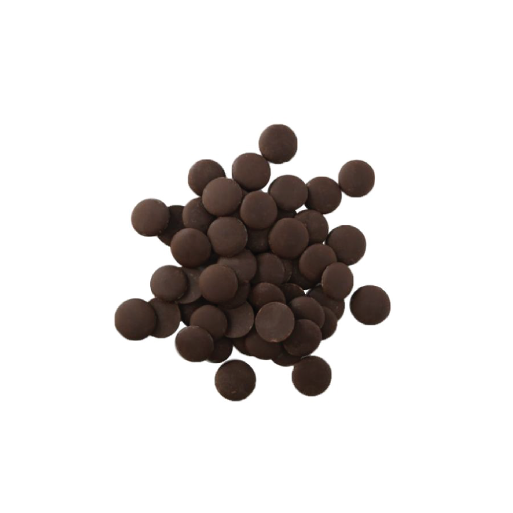 Tanzanie dark chocolate couverture 75%, Cacao Barry France, 5 Kg Coins, pistoles