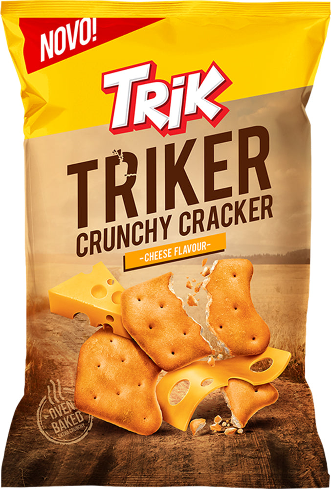 Trik Triker Crunchy Cracker Cheese - 150 gr Pack