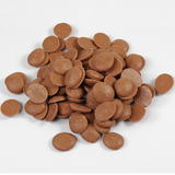 Papouasie Origine milk chocolate couverture 35%, Cacao Barry France, 5 Kg Coins, pistoles