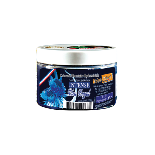 Deco Relief (France), Water Soluble Concentrated Food Colourant Powder ROYAL BLUE - 50gr