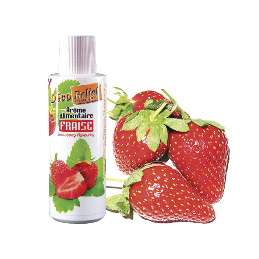 Deco Relief (France), Concentrated Aroma STRAWBERRY - 125ml bottle