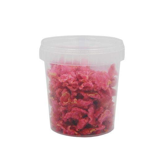 Flor & Flor (France),Crystalized Natural Rose Flower Petals - 250gr Jar