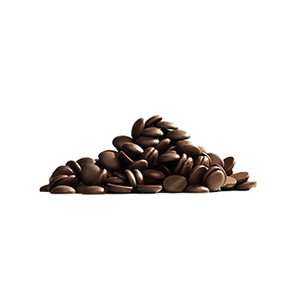 ICE Dark chocolate 56.4%, Callebaut Belgium, 2.5 kg Coins, callets