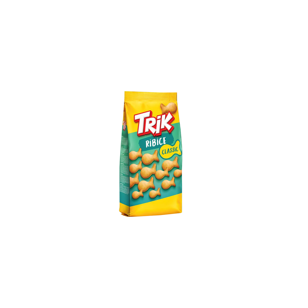 Trik Fish Shaped Crackers - 90 gr Pack