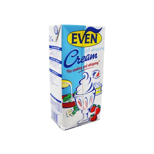 EVEN(FRANCE),Fresh UHT Whipping Cream 35% Fat - 1L Box