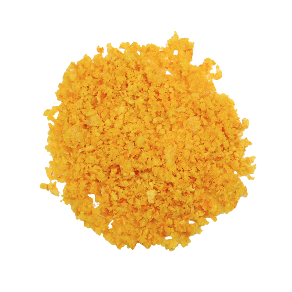 Frozen orange zest