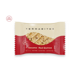 Terrabites Sesame Red Quinoa - Gluten & Lactose Free - Pack of 10 x 30g Squares