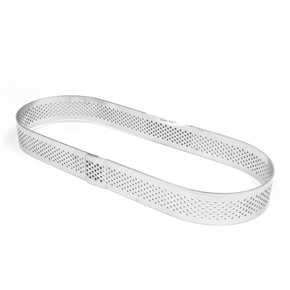 Pavoni Oval Micro-Perforated Stainless Steel band